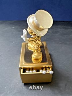 TRÈS RARE Collections Showcase Disney Jiminy Cricket par OLSZEWSKI Édition Limitée