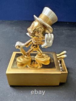 TRÈS RARE Collections Showcase Disney Jiminy Cricket par OLSZEWSKI Édition Limitée