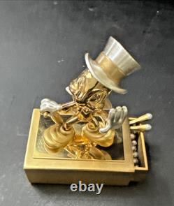 TRÈS RARE Collections Showcase Disney Jiminy Cricket par OLSZEWSKI Édition Limitée