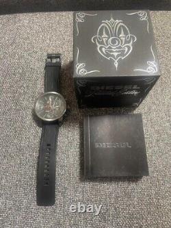 TRÈS RARE ! ÉDITION LIMITÉE ! DIESEL MR. CARTOON DZMC-0001 Caoutchouc Noir 202410M