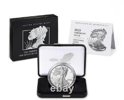 TRÈS RARE Ensemble Limité en Argent 1oz Proof American Eagle Gravé au Laser 2025