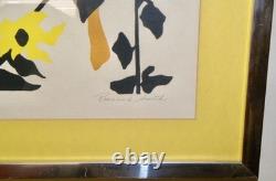 TRES RARE Gravure sur bois de Rosalind Smith LE BALANCIER Édition limitée signée 28/100