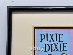 TRÈS RARE Hanna Barbera Édition Limitée Carte Titre Sericel de PIXIE & DIXIE & MR JINKS