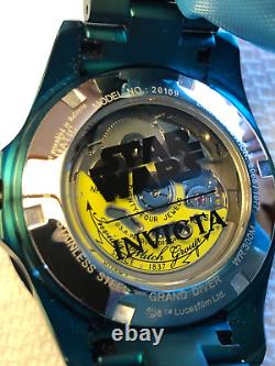 TRÈS RARE INVICTA M#26169 Montre 38mm Star Wars Yoda Édition Limitée #68 de 1977