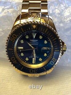 TRÈS RARE INVICTA M#31017 54mm Grand Diver Édition Limitée de 15 Ans 301 sur 999