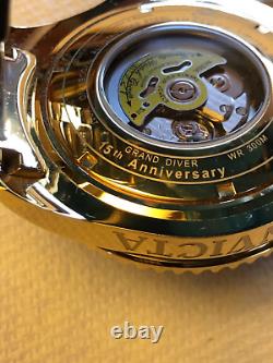 TRÈS RARE INVICTA M#31017 54mm Grand Diver Édition Limitée de 15 Ans 301 sur 999