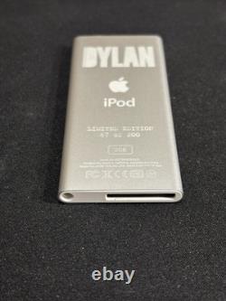 TRÈS RARE IPOD NANO 2ÈME GÉNÉRATION BOB DYLAN 2007 NOUVELLE ÉDITION LIMITÉE N° 67/200