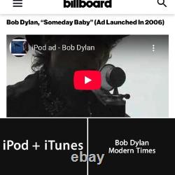 TRÈS RARE IPOD NANO 2ÈME GÉNÉRATION BOB DYLAN 2007 NOUVELLE ÉDITION LIMITÉE N° 67/200