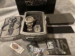 TRÈS RARE! Meilleure Montre Star Wars Fossil de 2002, Édition Limitée BOBA FETT 297/2000