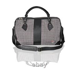 TRES RARE Porsche 911 LIMITÉE 60 Ans Sac en Cuir Pied-de-Poule Duffle Authentique NEUF