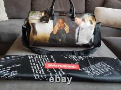 TRÈS RARE ! Sac de voyage en édition limitée Sprayground x Tupac ! EXCELLENT ! Lire De