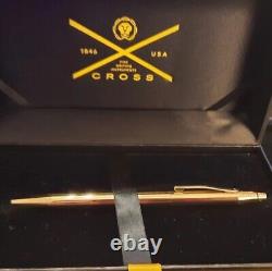 TRÈS RARE - Stylo en or massif 21 carats Cross 21e siècle Édition limitée