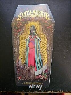 Tarot Santa Muerte Coffin Box Tarot Édition Limitée TRÈS RARE 2018 NUMÉRO BAS