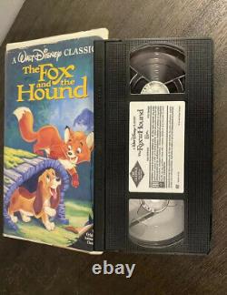 The Fox & The Hound 1994 Disney Black Diamond Classic Vhs Très Rare, Pristine
