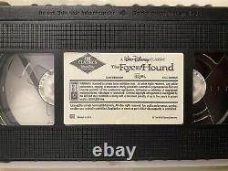 The Fox & The Hound 1994 Disney Black Diamond Classic Vhs Très Rare, Pristine