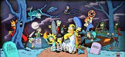 The Simpsons Animation Cel Edition Limitée Treehouse Of Horror Coa Très Rare