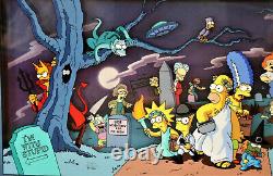 The Simpsons Animation Cel Edition Limitée Treehouse Of Horror Coa Très Rare