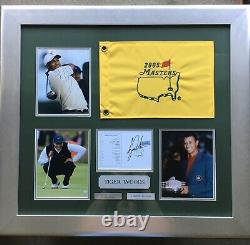 Tiger Woods Limited Edition Very Rare 2005 Masters Signé Avec Authentification