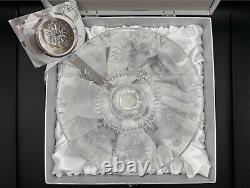 Très RARE NOUVEAU DANS SA BOÎTE BOL À PIED WATERFORD CRYSTAL Snowflake Wishes 10 Édition Limitée