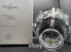 Très RARE NOUVEAU DANS SA BOÎTE BOL À PIED WATERFORD CRYSTAL Snowflake Wishes 10 Édition Limitée