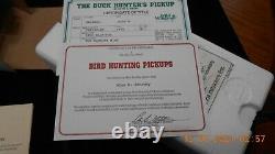 Très Rare 1953 Pickup De Chevy Duck Hunter Avecaccessoires Limited Ed, Danbury Mint