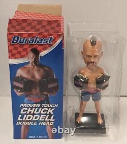 Très Rare 2014 Chuck Liddell Bobble Head Limited Promo Duralast Neuf Dans Sa Boîte Ufc