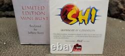 Très Rare 7 Shi ÉDITION LIMITÉE Mini Buste Statue Avec COA MINT