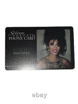 Très Rare! Carte Téléphonique Selena Limited Edition-collectible