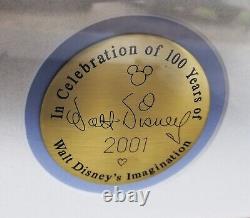 Très Rare Célébration Limitée Disney de 100 ans Signée/Numérotée avec Certificat d'Authenticité (COA)
