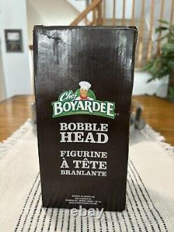 Très Rare Chef Boyardee Bobblehead Édition Limitée Sortie Canada 2014