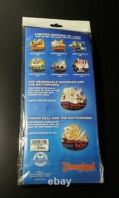 Très Rare Disneyland Célébrez Les Montagnes Imprimer & Pins Edition Limitée À 600 Exemplaires