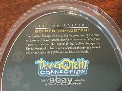 Très Rare! Edition Limitée Bandai Golden Tamagotchi Nouvelle Marque #1020 Sur 2500