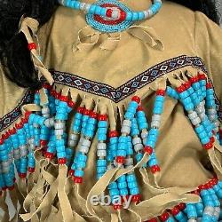 Très Rare Edition Limitée Grande Rustie Doll Little Lakota #11 De 100 Inc Cert