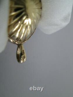 Très Rare Edition Limitée Sarah Faberge Gold Pt Silver Egg Diamond Pendentif Pearl
