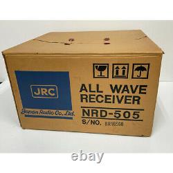 Très Rare! Jrc Nrd-505 All Wave Receiver Amateur Radio 1977 Limited