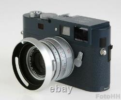 Très Rare Leica Edition Limitée Leica M9-p Gris En Finition Bleue Militaire