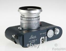 Très Rare Leica Edition Limitée Leica M9-p Gris En Finition Bleue Militaire