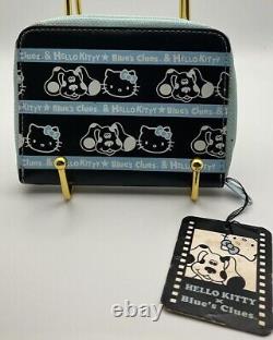 Très Rare NWT Édition Limitée Sanrio X Blue's Clues Hello Kitty 2007 Portefeuille Vintage
