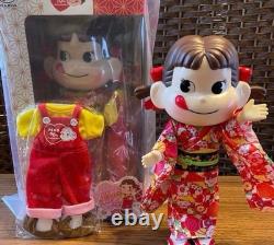 Très Rare ! Poupée FUJIYA Peko-chan Kimono et Salopette 70e Anniversaire Édition Limitée