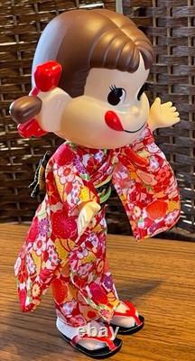 Très Rare ! Poupée FUJIYA Peko-chan Kimono et Salopette 70e Anniversaire Édition Limitée