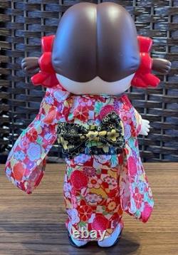 Très Rare ! Poupée FUJIYA Peko-chan Kimono et Salopette 70e Anniversaire Édition Limitée