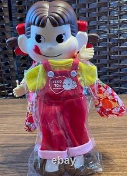 Très Rare ! Poupée FUJIYA Peko-chan Kimono et Salopette 70e Anniversaire Édition Limitée