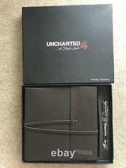 Très Rare Uncharted 4 Journal And Pen Set Promo Limited Edition