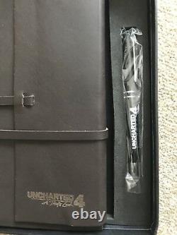 Très Rare Uncharted 4 Journal And Pen Set Promo Limited Edition