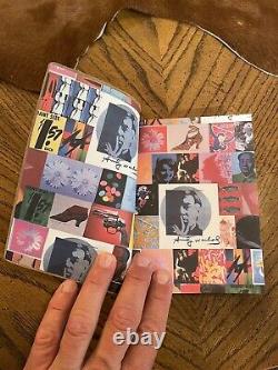 Très rare Andy Warhol petit carnet en cuir avec des poissons, 93 sur 1000, édition limitée de 1983.