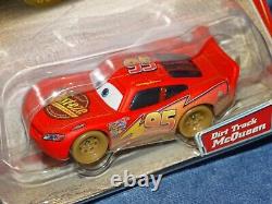 Très rare Disney Pixar Cars Dirt Track Mcqueen 2006 Carte du désert limitée à 500