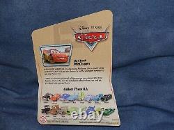 Très rare Disney Pixar Cars Dirt Track Mcqueen 2006 Carte du désert limitée à 500