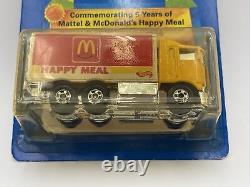 Très rare Hot Wheels 1991 Mattel McDonald's Happy Meal Camion Édition Limitée