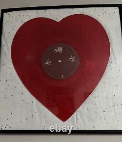 Très rare Lana Del Rey cœur en forme d'édition limitée UO Love Lust For Life Vinyle