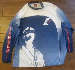 Très rare Reebok édition limitée Allen Iverson Portrait manches longues shirt Sz 2xl